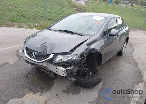 2013 Honda Civic Lx z USA, uszkodzony, nr VIN 19XFB2F55DE079116